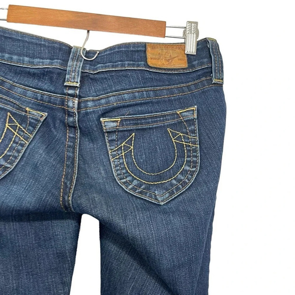 True‎ Religion Skinny Jeans Size 27 Low Rise Stretch Denim USA - Picture 3 of 8